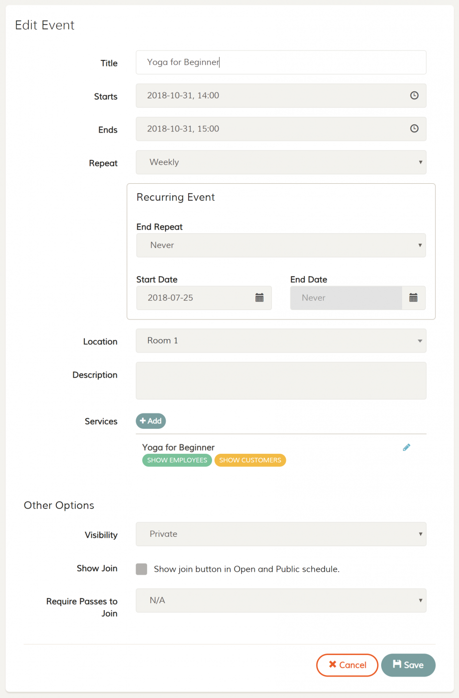 Editing an Event - FeePlus Help Centre